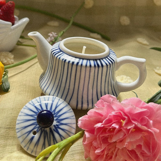 BLUE HARP TEAPOT